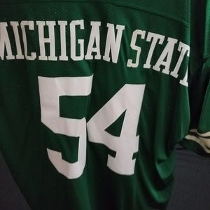 Russell Athletic Shirts - Michigan State Football Jersey #54 Banks Russell Athletic Shirts - Michigan State Football Jersey #54 Banks